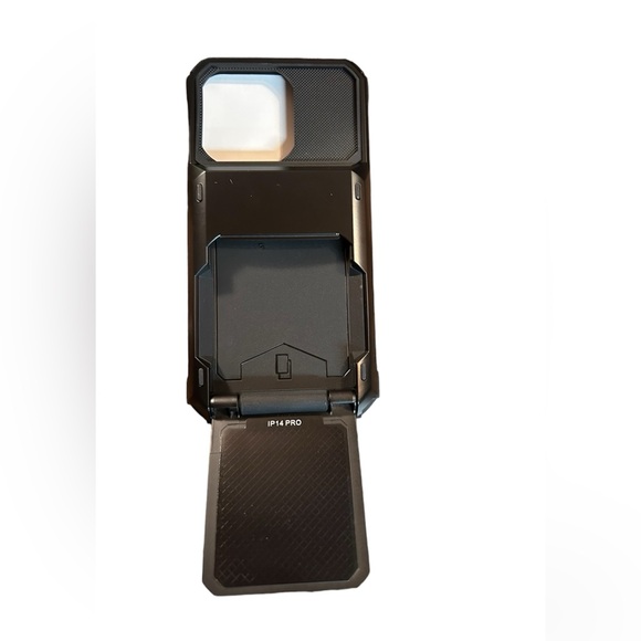 🆕 IPhone 14 Pro Black Wallet Case - Picture 3 of 4